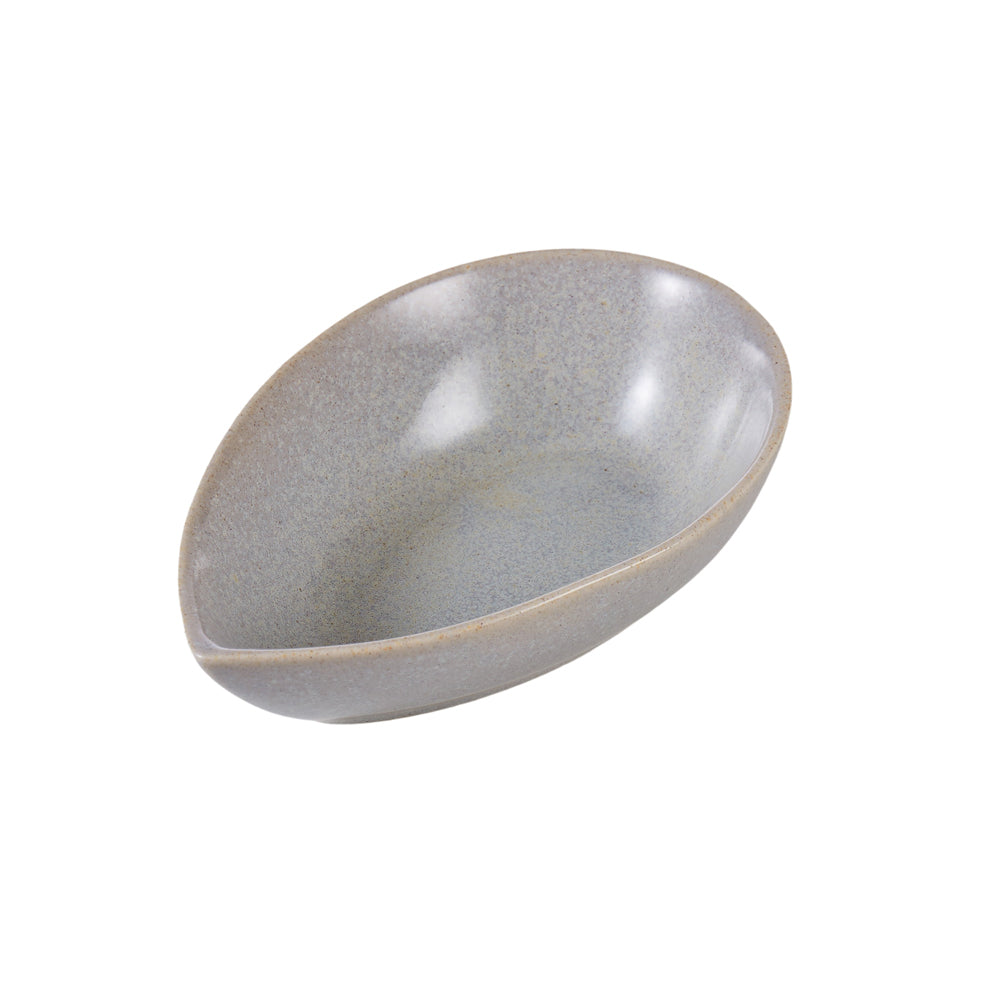 6PK Davis & Waddell Nori Porcelain Shallow Bowl 14cm/100ml - Light Grey