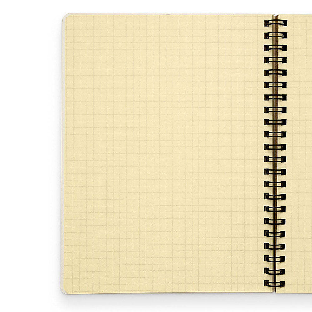 Delfonics  Rollbahn Spiral Bound Notebook Grid A5 Journal - Light Purple