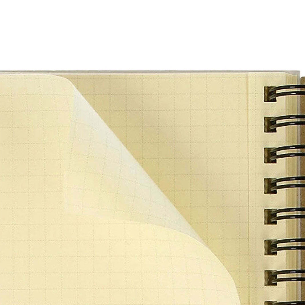 Delfonics  Rollbahn Spiral Bound Notebook Grid A5 Journal - Light Pink