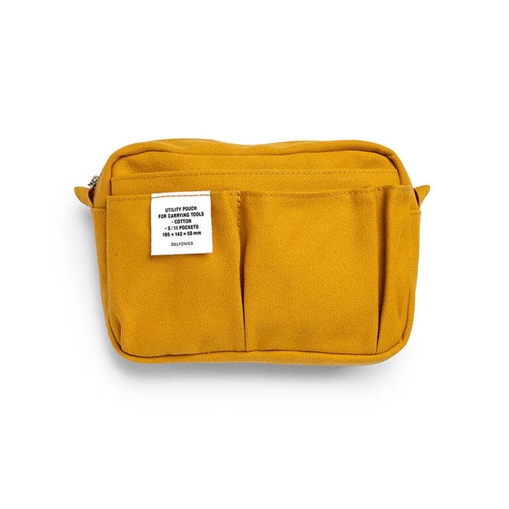 Delfonics Cotton Inner Carry Bag Pouch Small 19.5cm - Yellow