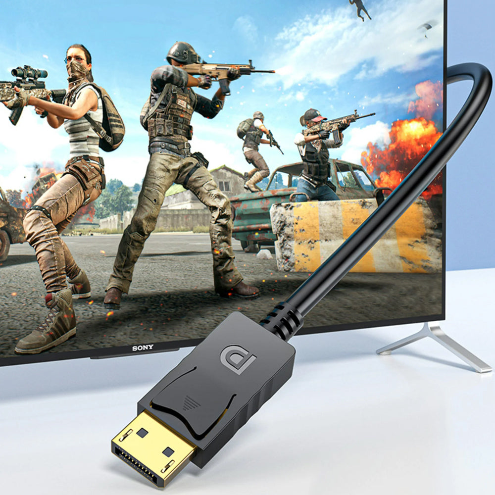 Cruxtec Displayport Male to HDMI Male Cable 4K 30Hz 3m - Black