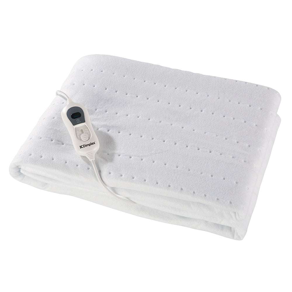 Dimplex DreamEasy King Single Bed Electric Heated Fitted Blanket 60W White