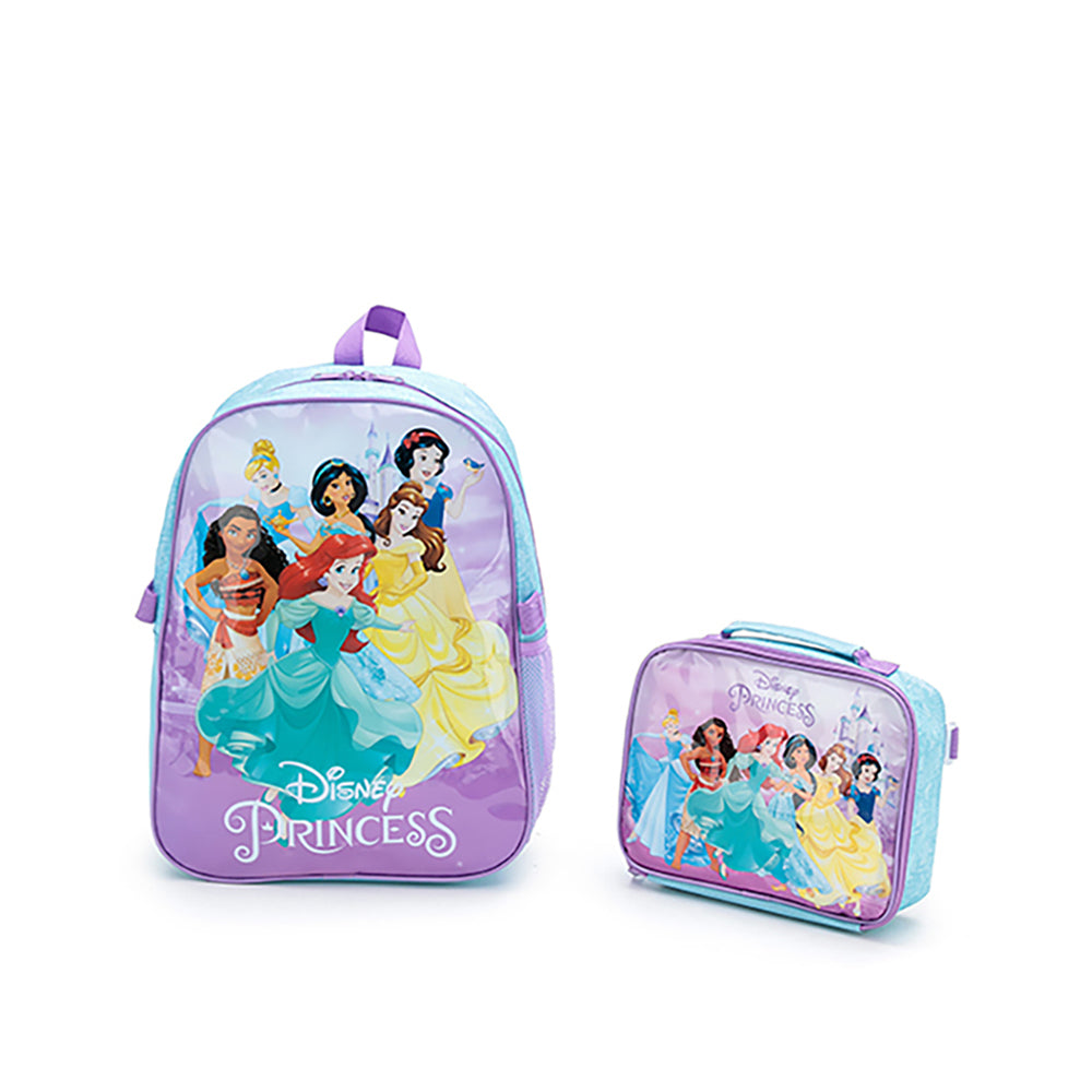 Disney Princess Kids/Childrens Backpack With Cooler Bag