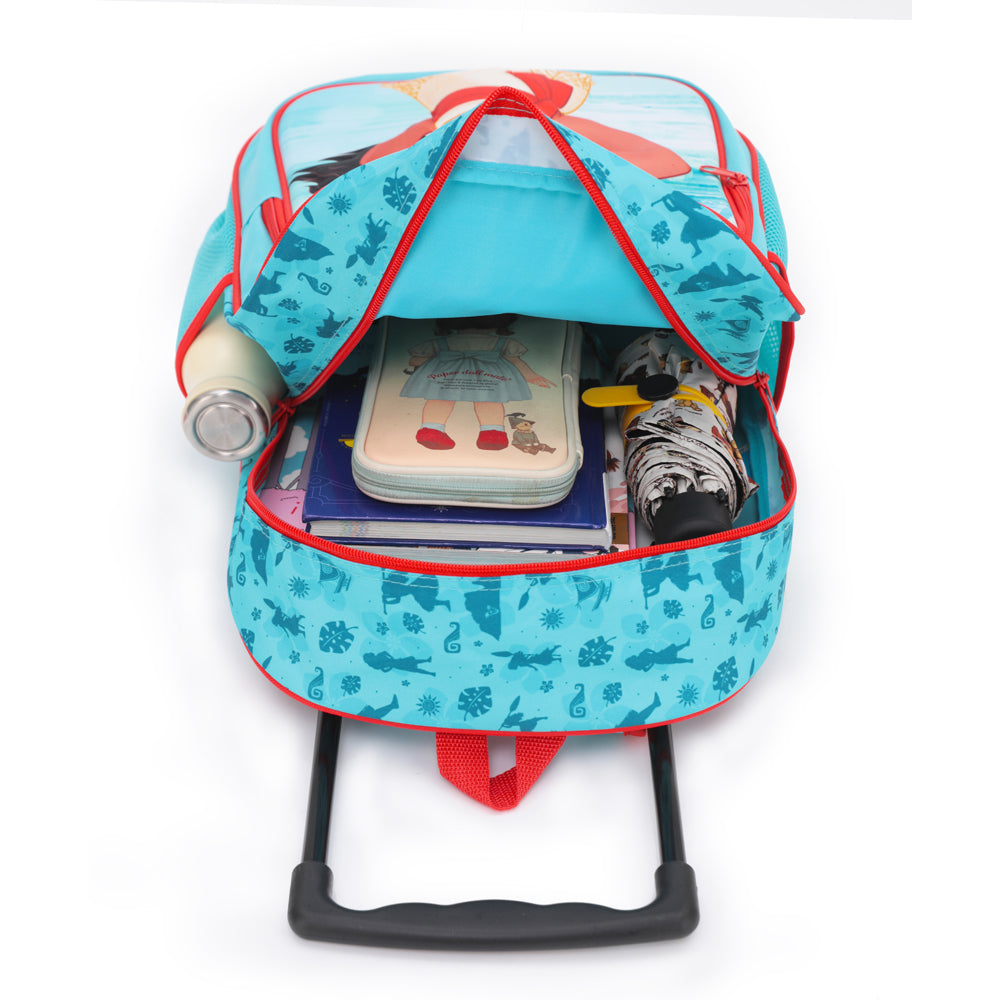 Disney Moana 17'' Trolley Backpack Kids/Children Bag - Blue
