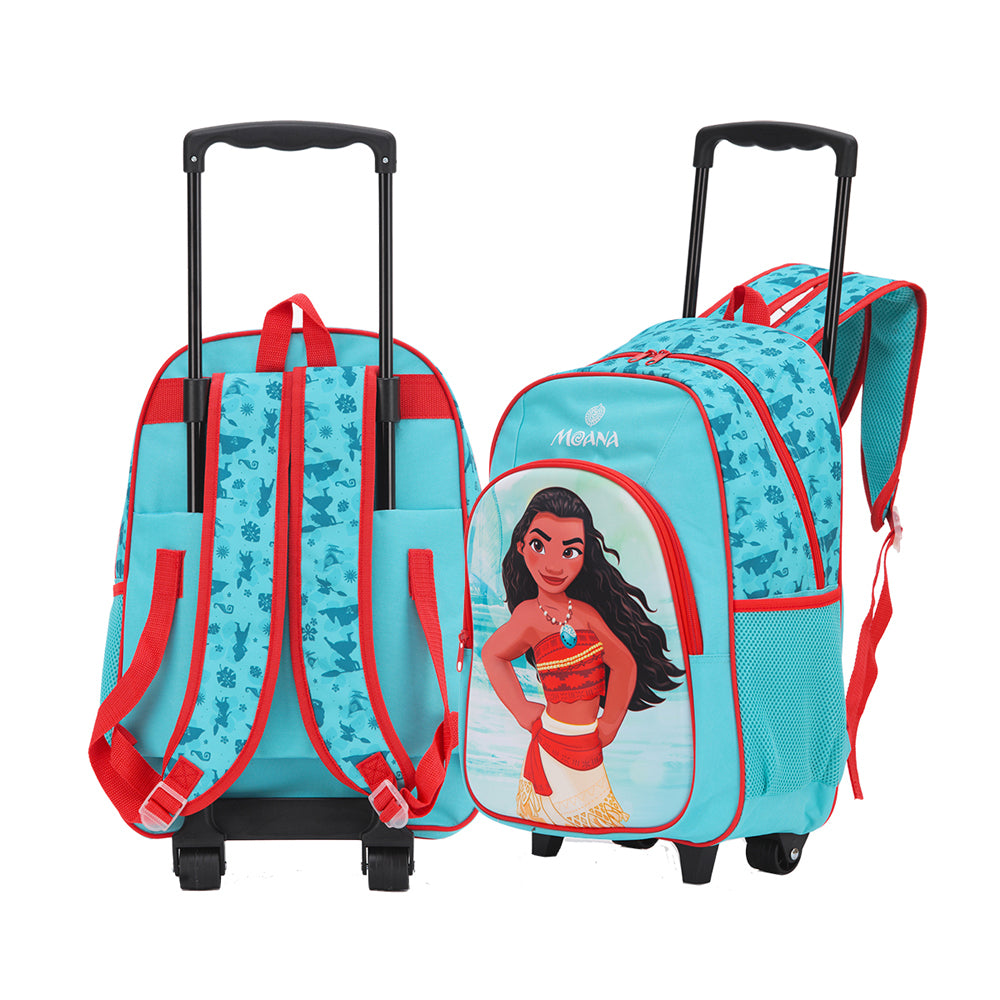 Disney Moana 17'' Trolley Backpack Kids/Children Bag - Blue