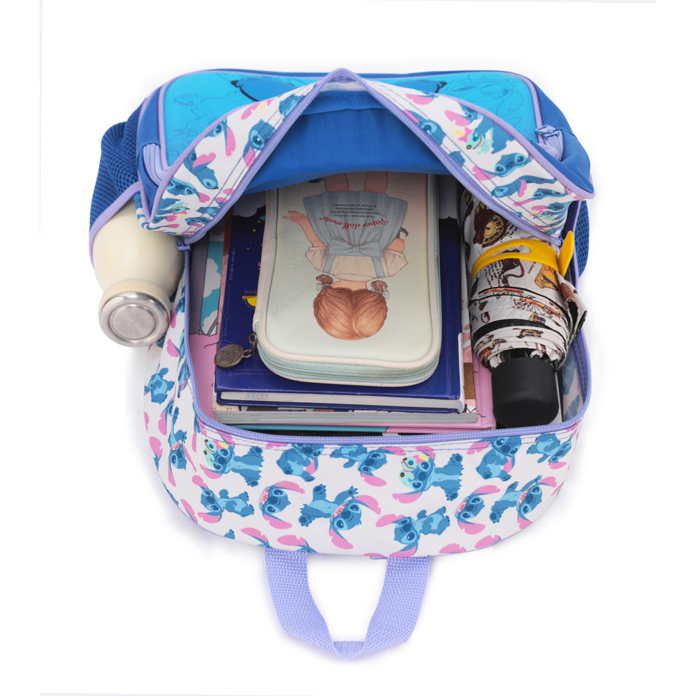 Disney Stitch 15'' Backpack Kids/Children School Bag - Blue