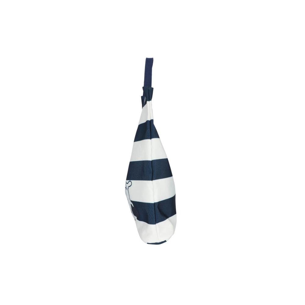 Disney Donald Duck Canvas Shopper Striped Bag - White/Blue