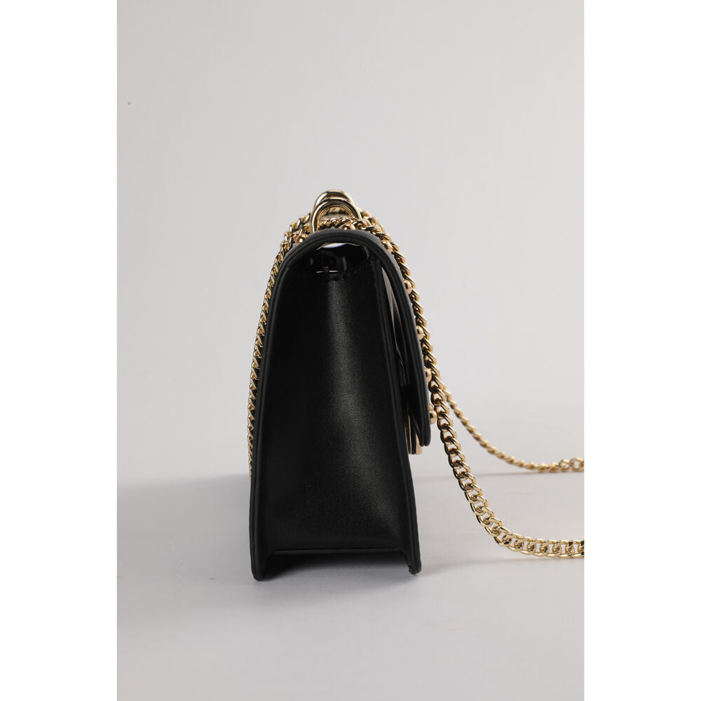 Disney Mickey PU Leather Shoulder Handbag 24x15cm - Black