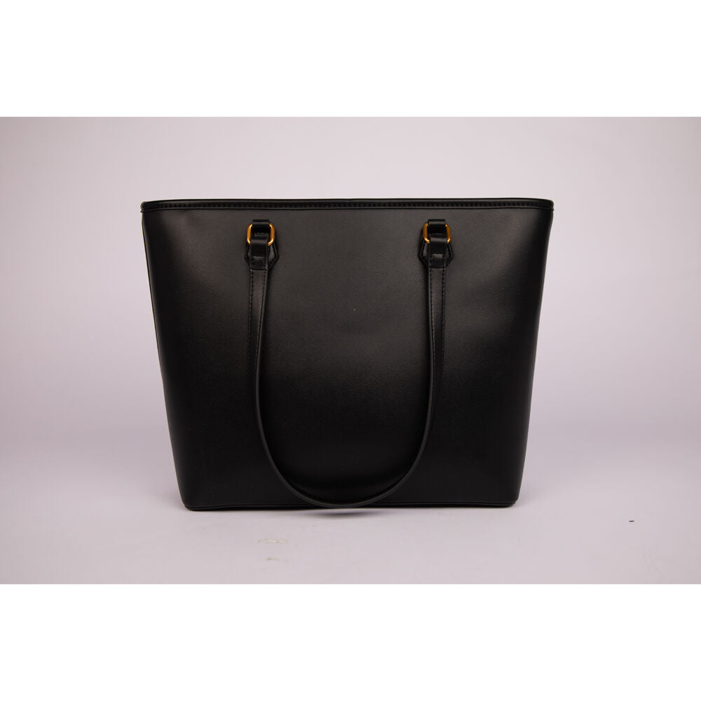 Disney Mickey Large PU Leather Tote Handbag 37x27cm - Black