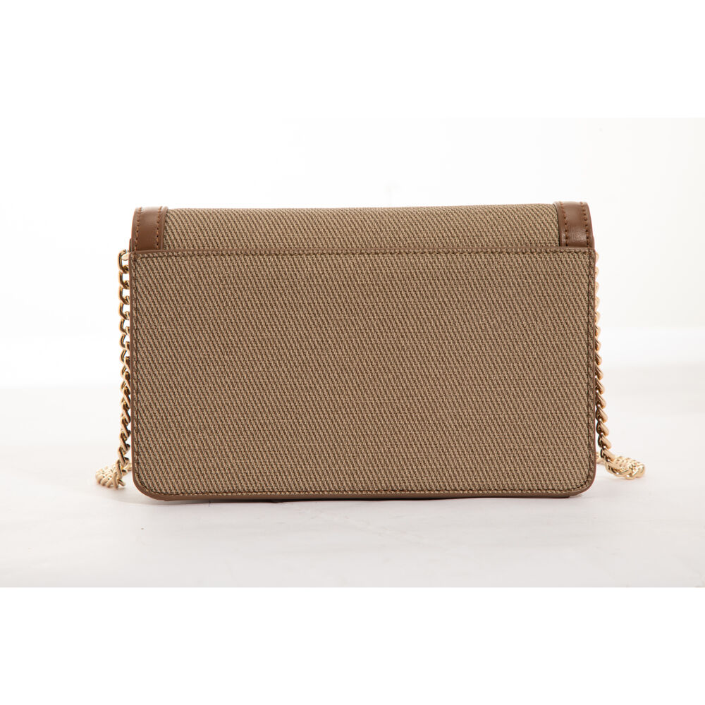 Disney Mickey Canvas Shoulder Handbag 20x11cm - Light Brown