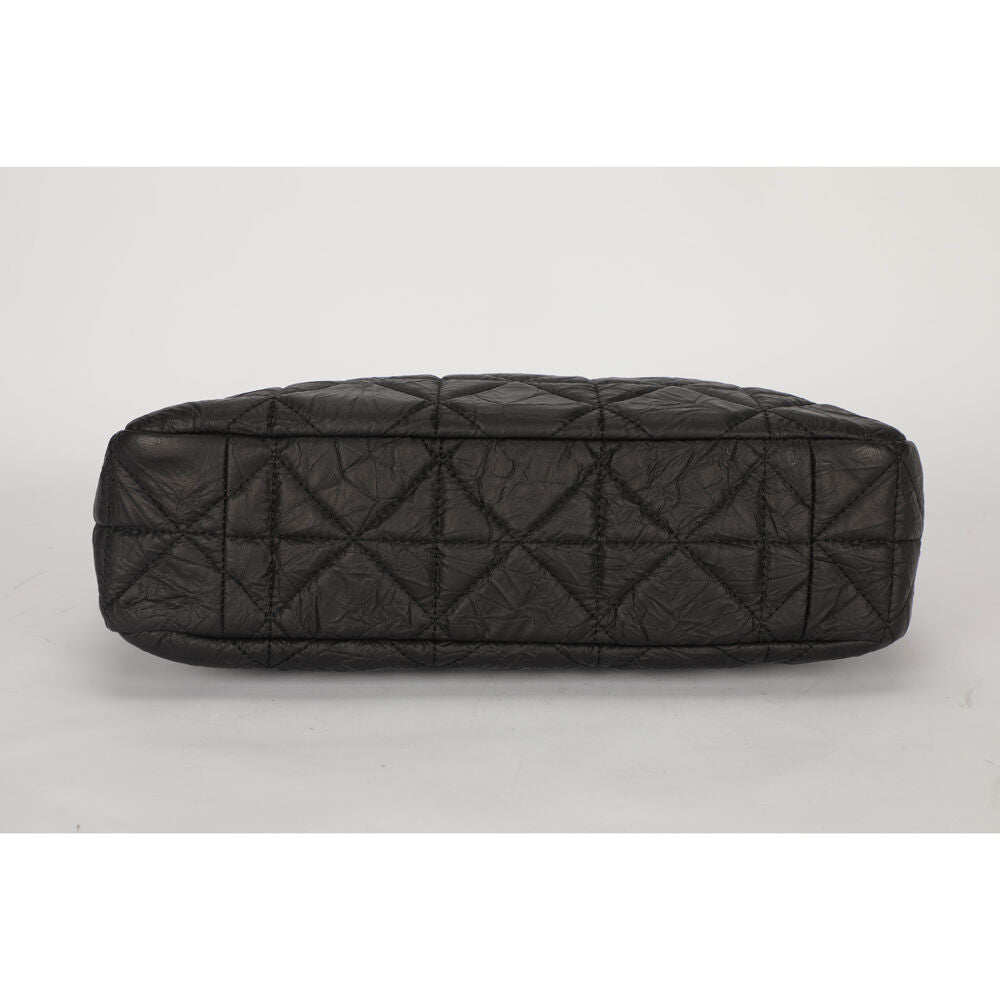 Disney Mickey Large Quilted Tote Handbag 35x27cm - Black