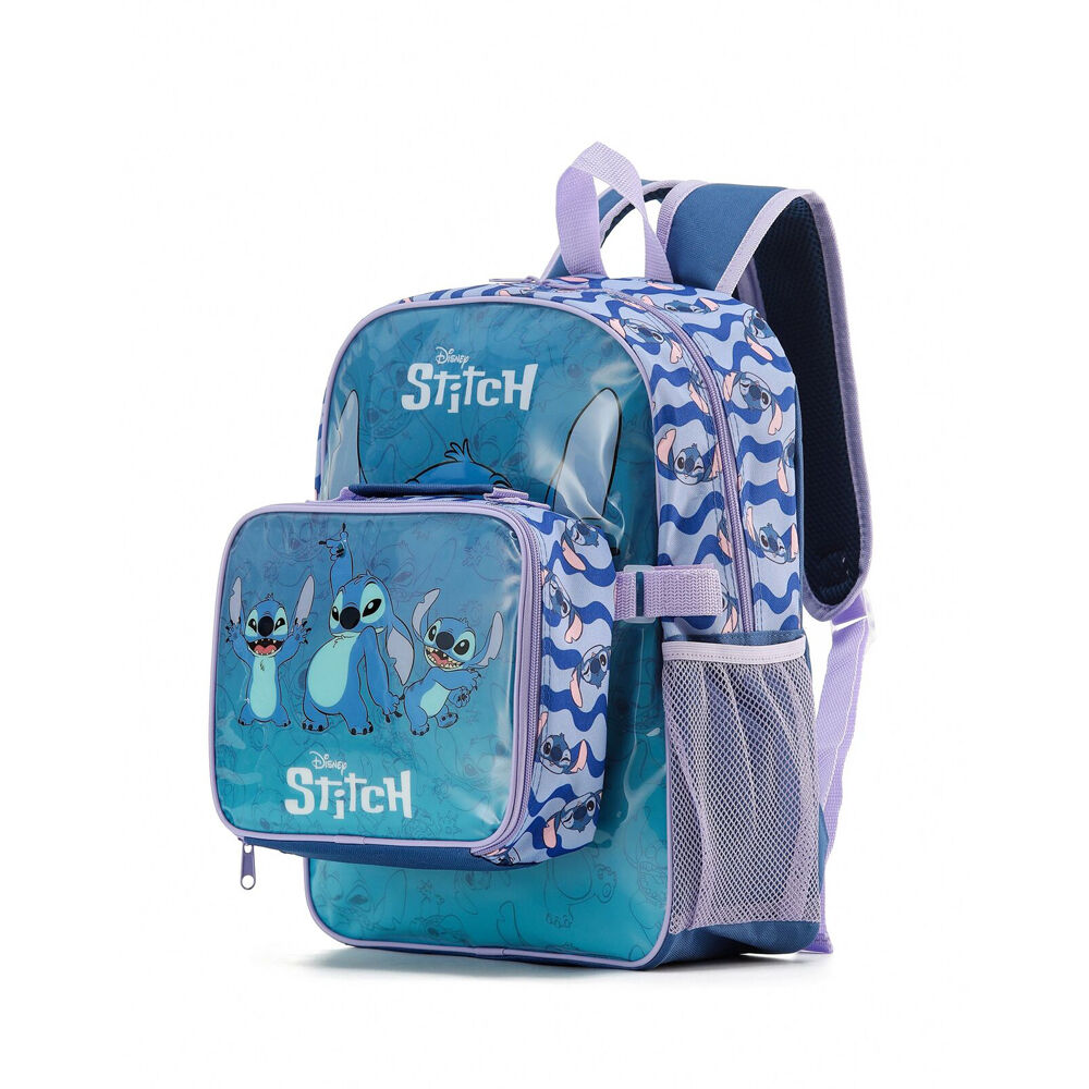Disney Stitch 15 in Backpack w/ Insulated Lunch Bag Kids/Children 3y+