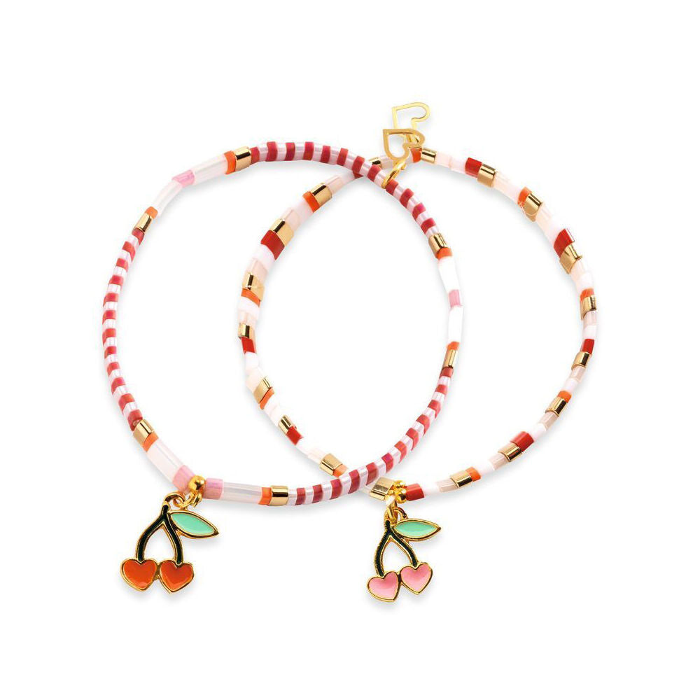 Djeco You & Me Tila & Cherries Beads Set Jewellery DIY Kit 8y+