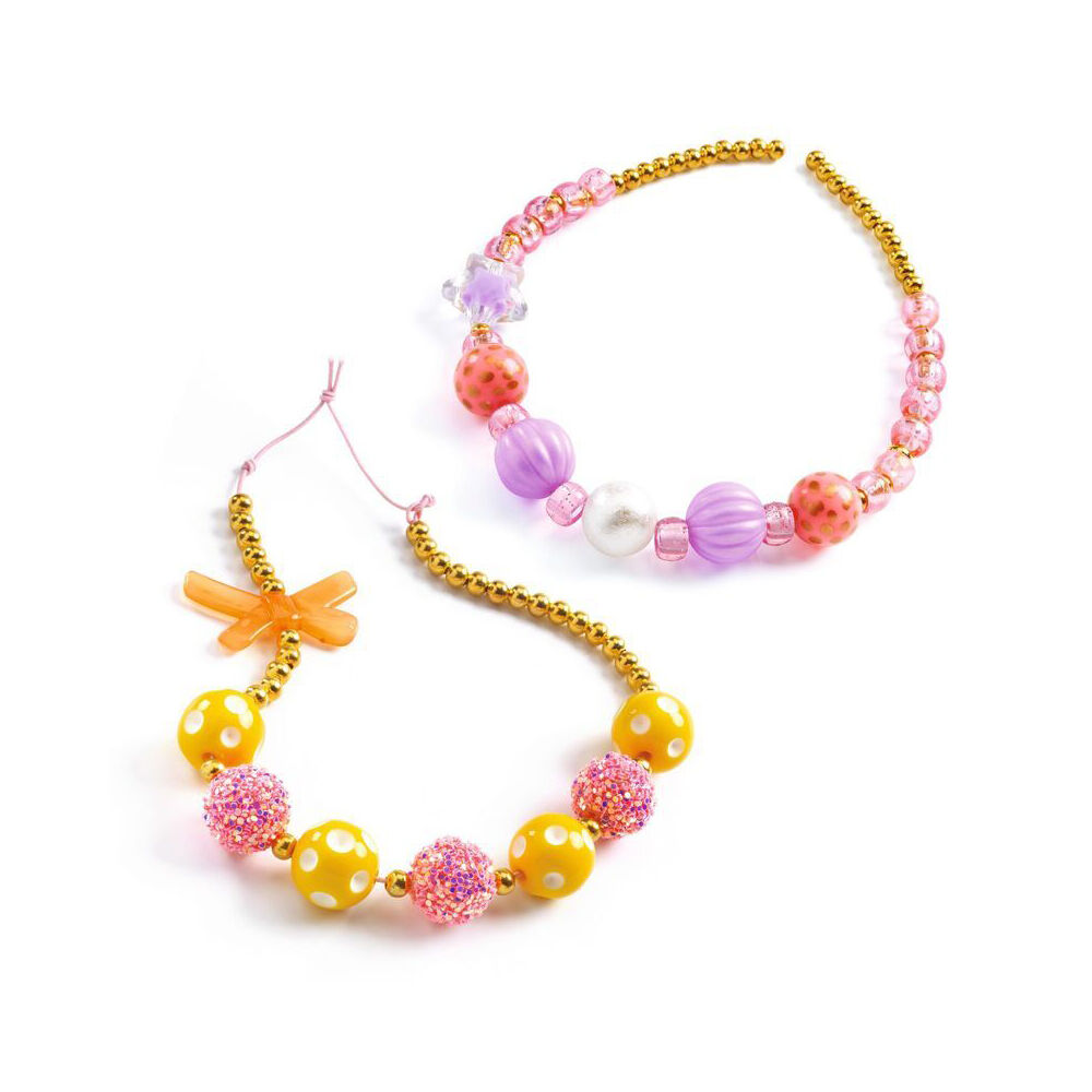 Djeco Gold Bubble Beads 15x15cm Craft Kit Kids/Children 4y+