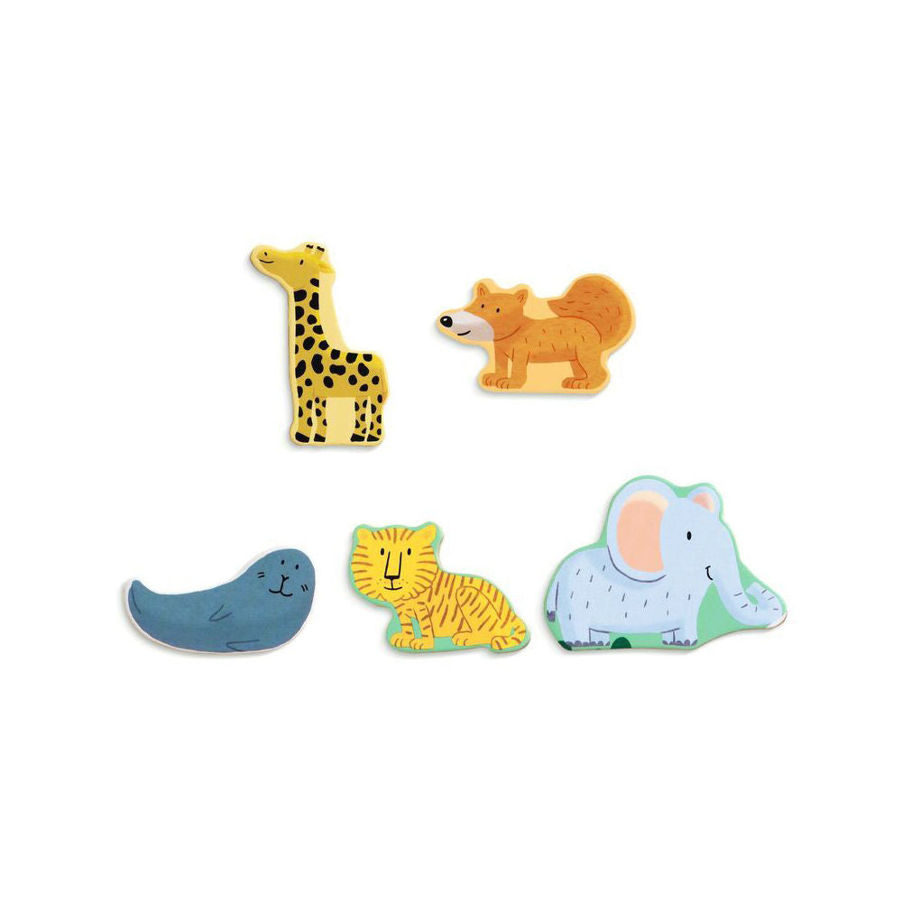22pc Djeco Animal Wooden Puzzle 42x30cm Kids/Children Toy 2y+