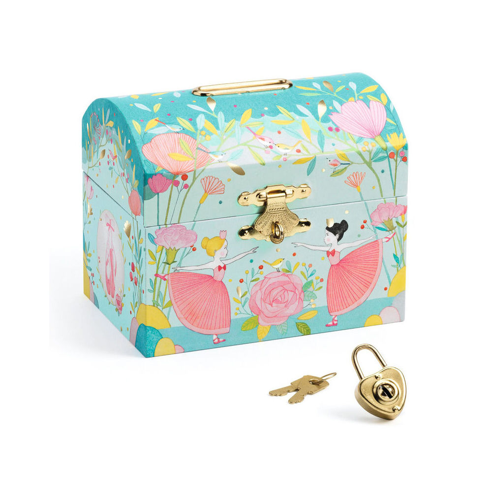 Djeco 12x10cm Ballerina Money Box Cash Saving Piggy Bank 4y+