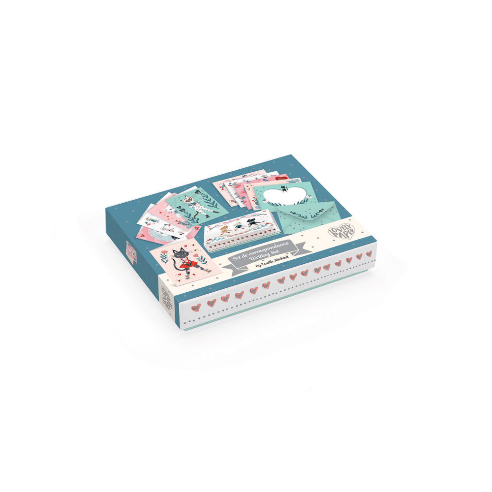 Djeco Lucille Correspondence Cards & Envelopes Writing Stationery Set 4y+