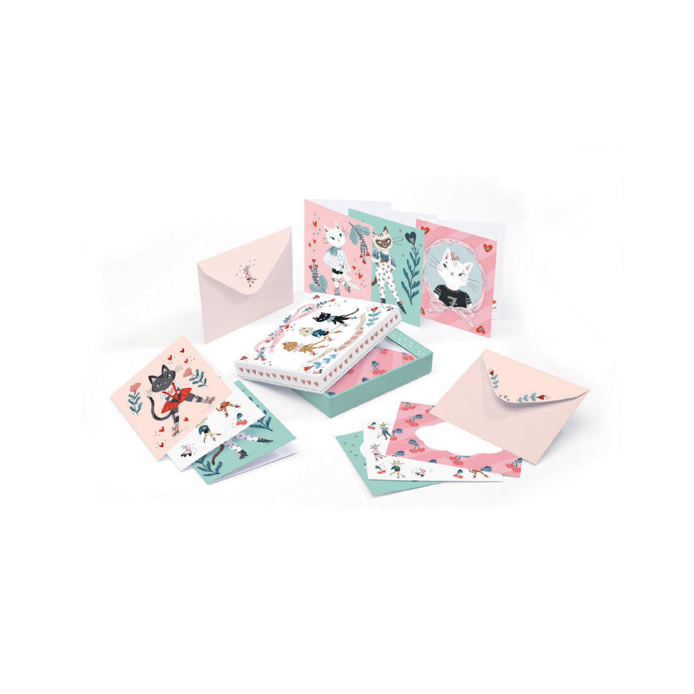 Djeco Lucille Correspondence Cards & Envelopes Writing Stationery Set 4y+