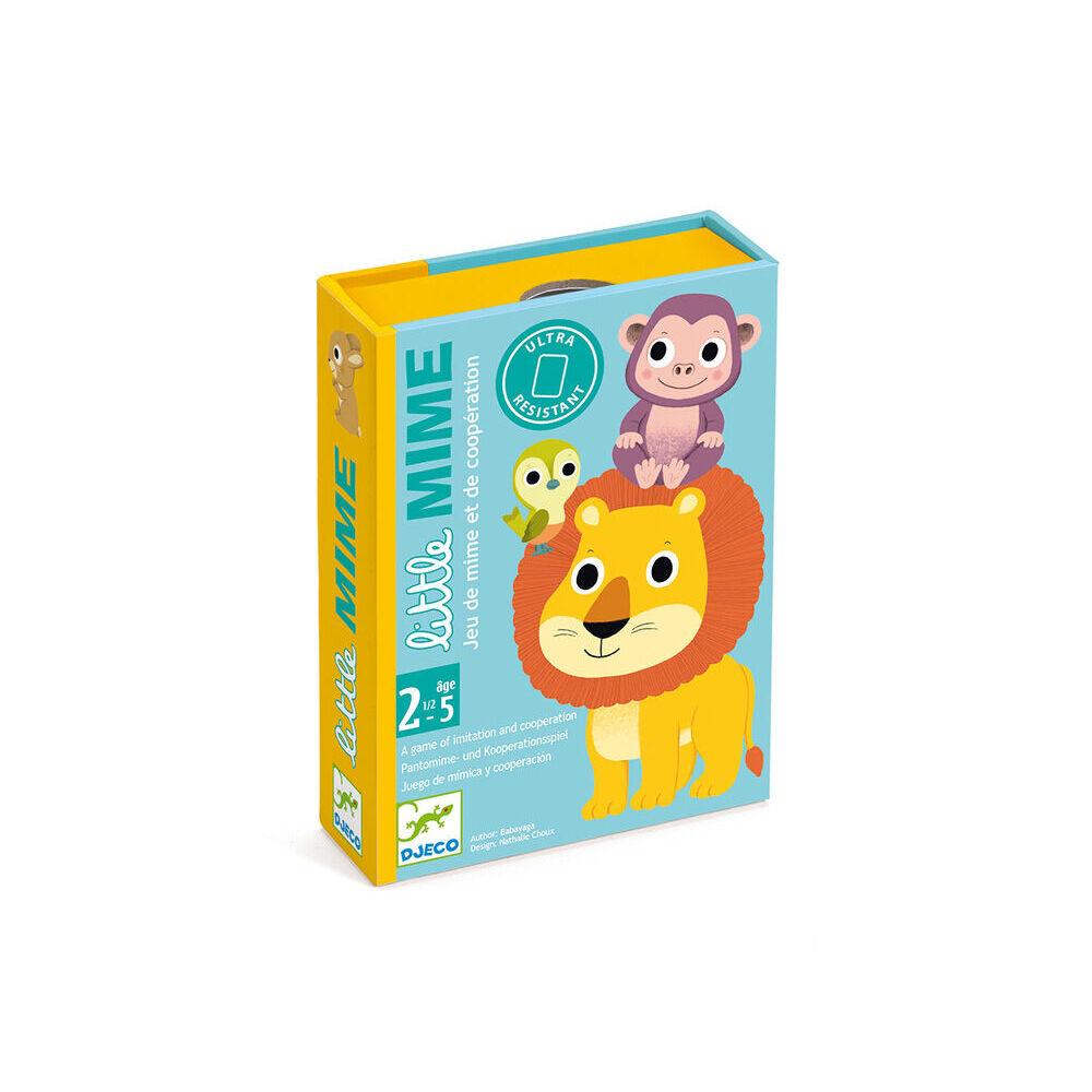 Djeco Little Mime Animal Imitating Card Game Toddler 2.5y+