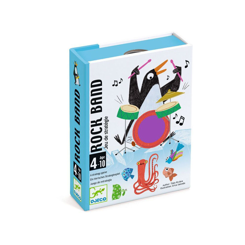 41pc Djeco Rock Band Tactical Card Game Set Kids 4y+