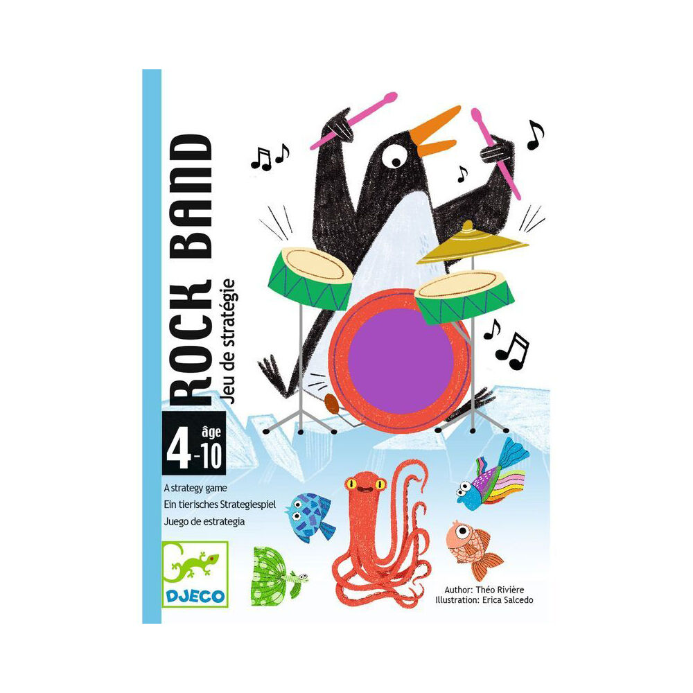 41pc Djeco Rock Band Tactical Card Game Set Kids 4y+