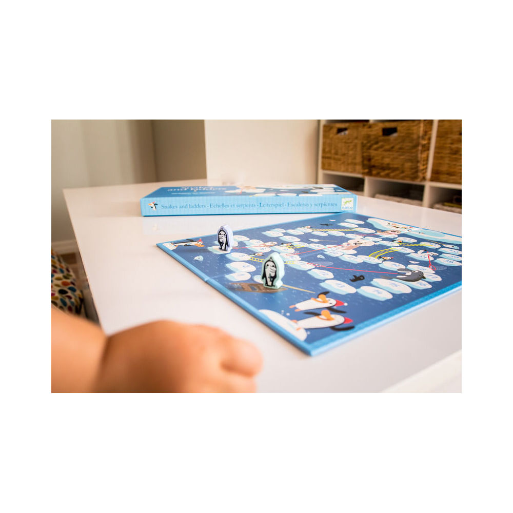 Djeco Snakes & Ladders Kids/Children 38x16cm Board Game Fun Play 5y+