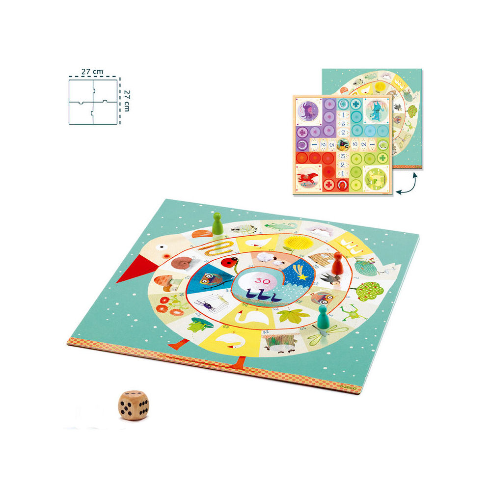 Djeco Ludo & Co Kids/Children 15.5x20cm Junior Board Game Fun Play 3y+