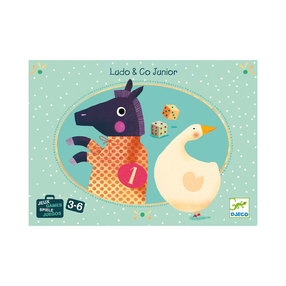 Djeco Ludo & Co Kids/Children 15.5x20cm Junior Board Game Fun Play 3y+