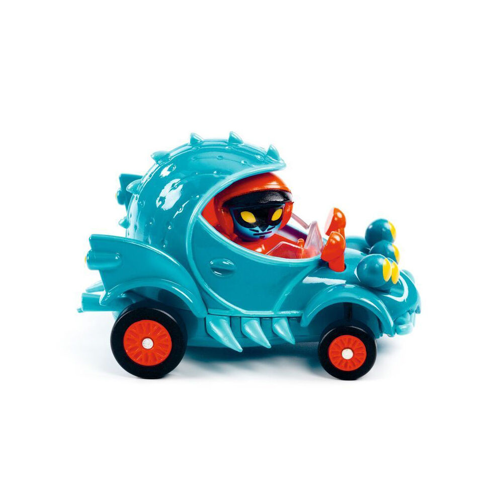 Djeco Funny Beast Crazy Motors Kids Miniature Toy Car 3y+/7x4x4cm Aqua/Red