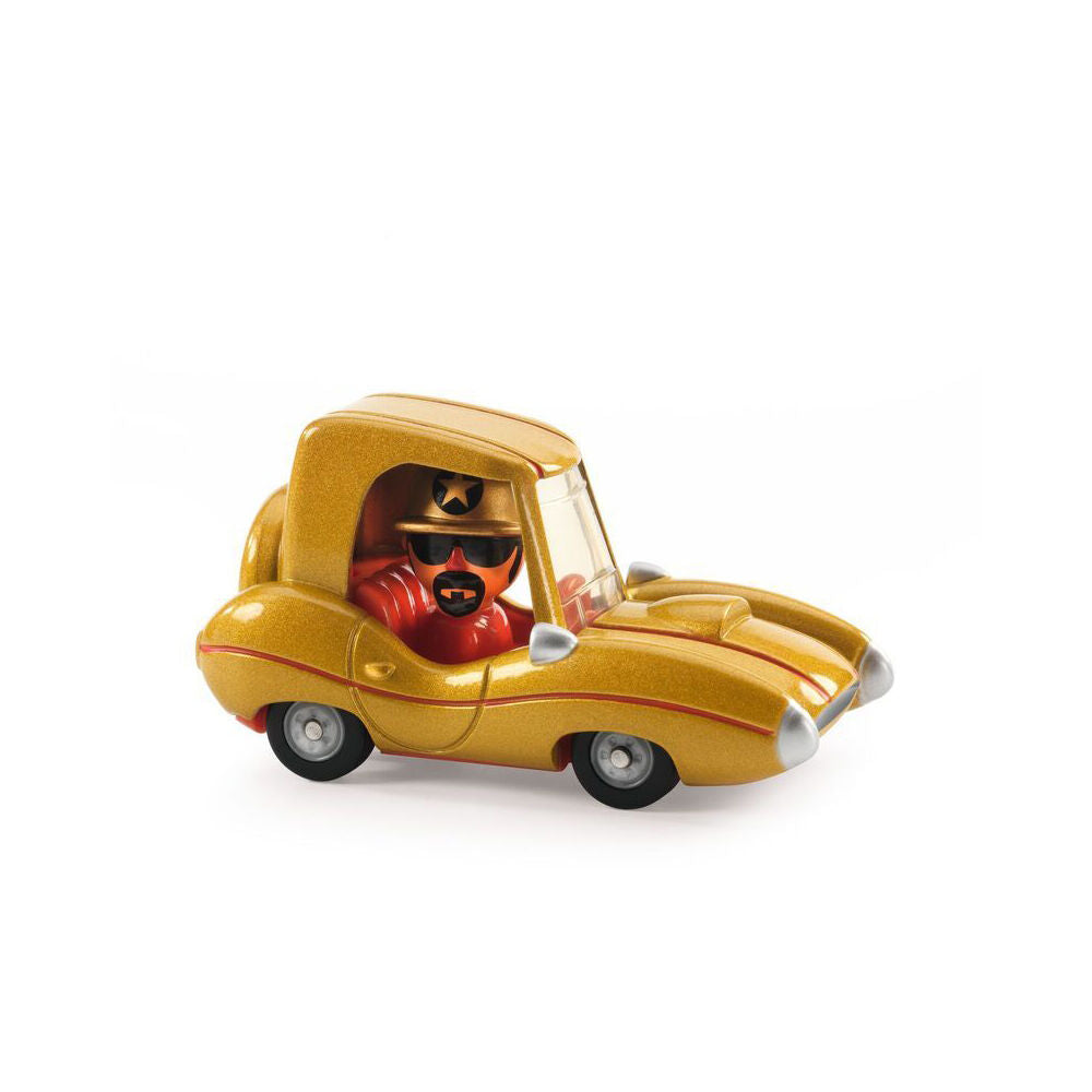 Djeco Golden Star Crazy Motors 4x7cm Kids Play Toy 3y+
