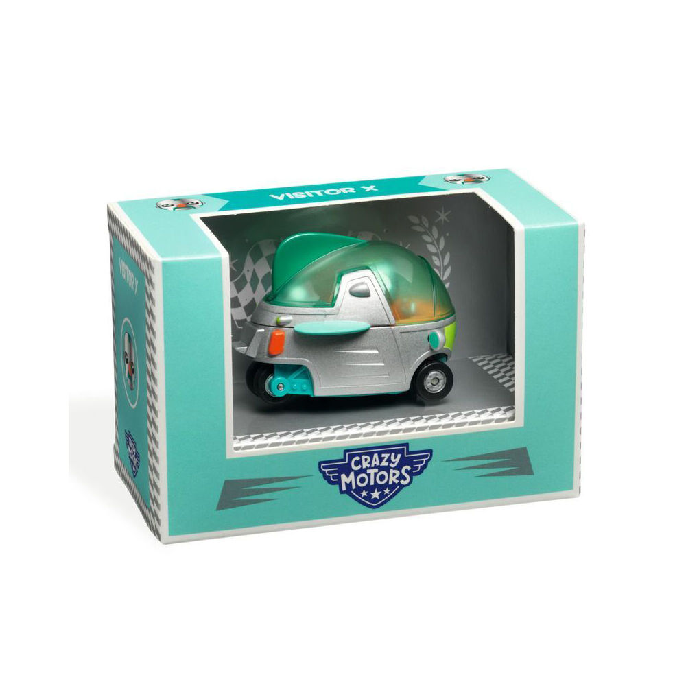 Djeco Visitor X Crazy Motors w/ Figure Kids Vehicle Toy 3y+
