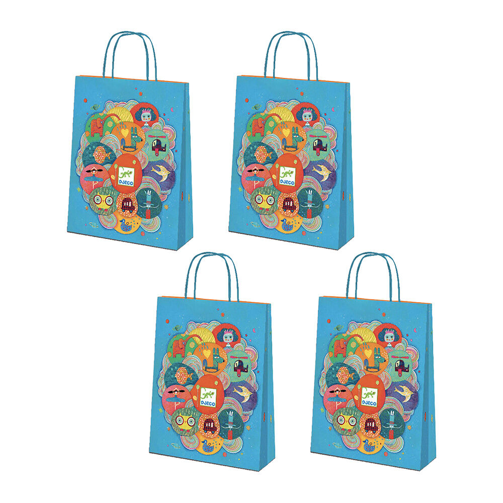 100PK Djeco Paper Gift Bag Birthday Party Packaging Large