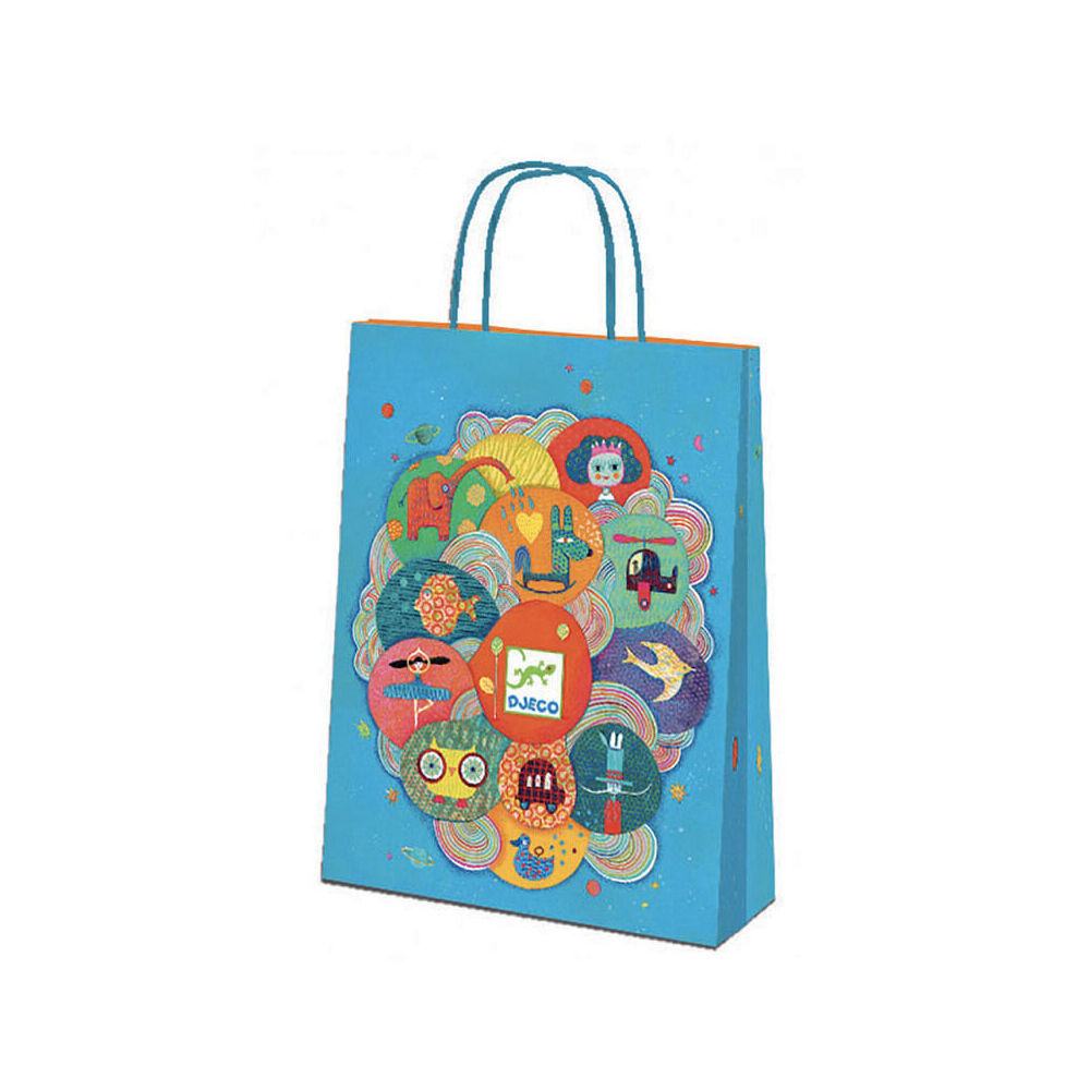 100PK Djeco Paper Gift Bag Birthday Party Packaging Large