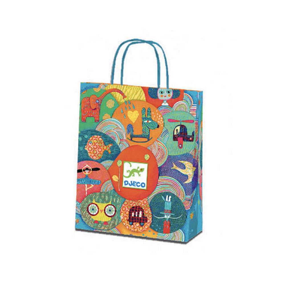 100PK Djeco Paper Gift Bag Birthday Party Packaging Small