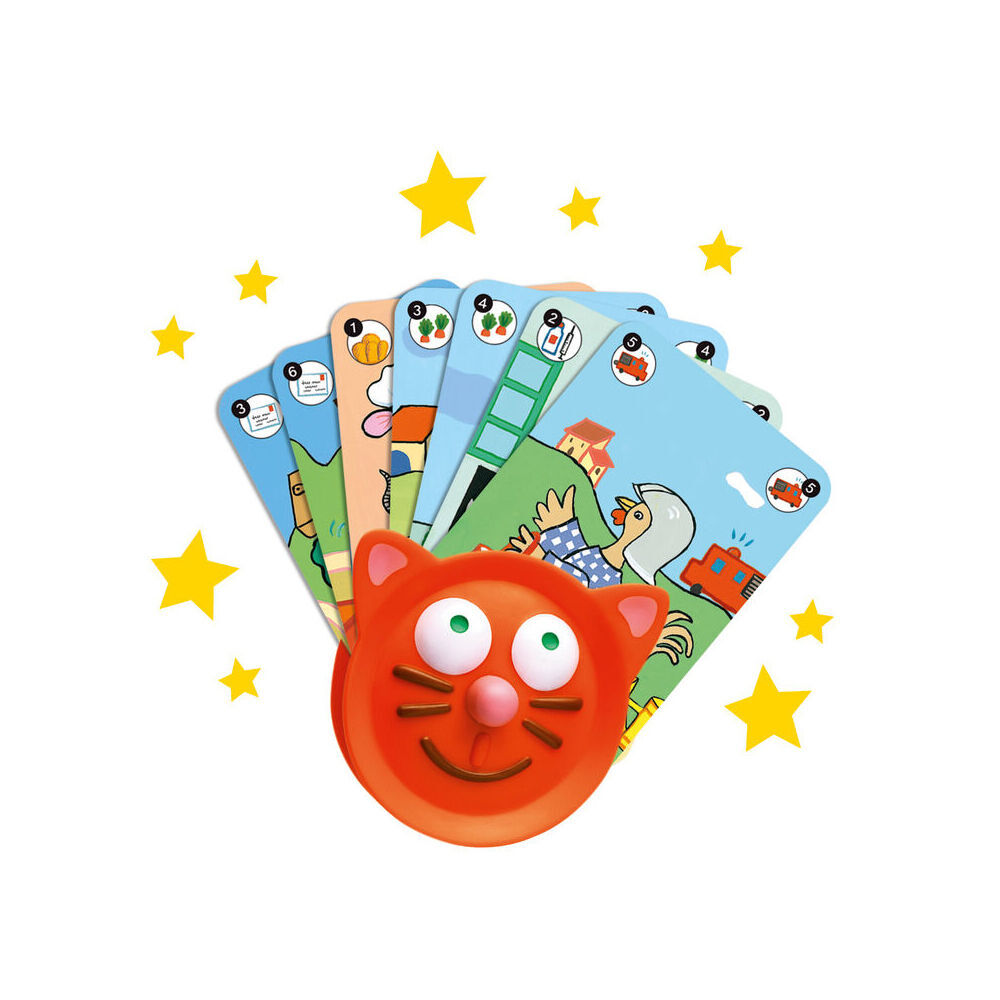 3PK Djeco Card Holder/Organiser 9x9cm Kids/Chldren 3y+