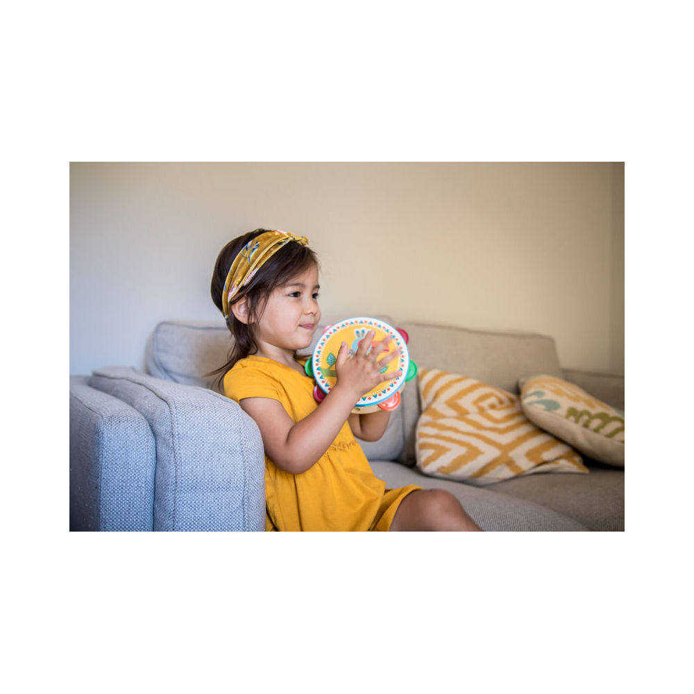 Djeco Animambo Tambourine Kids/Childrens Musical Play Toy 2y+