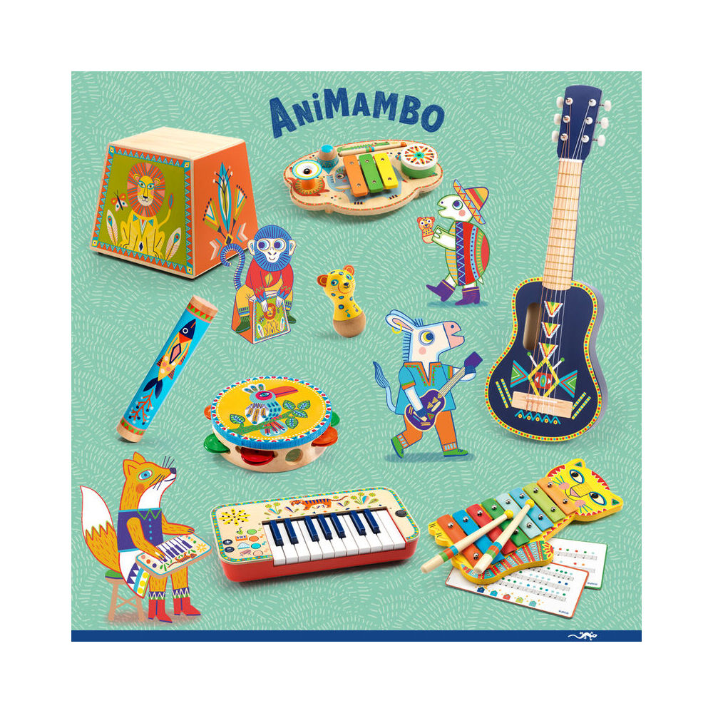 Djeco Animambo Rain Stick Kids Musical Play Toy 3y+