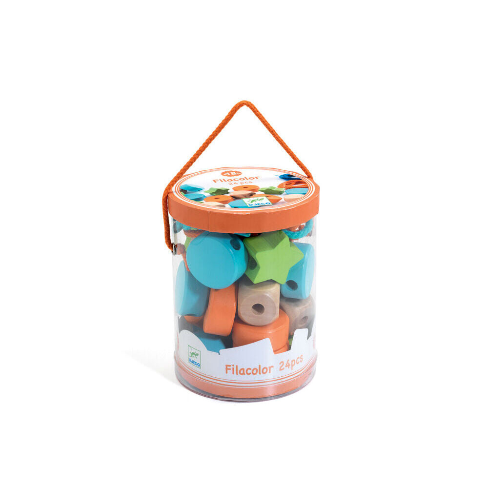 Djeco Filacolor 12cm Kids/Children Wooden Play Toy 18m+