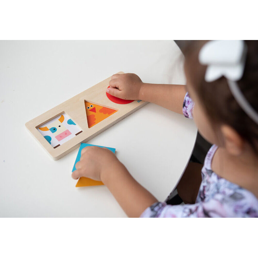 Djeco Formabasic Wooden Puzzle Kids 23cm Play Toy 12m+