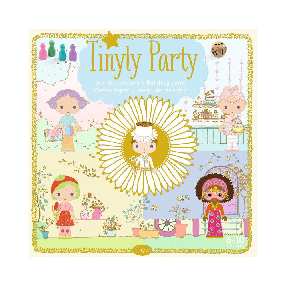 Djeco Tinyly Party Kids/Children Interactive Board Game 6y+