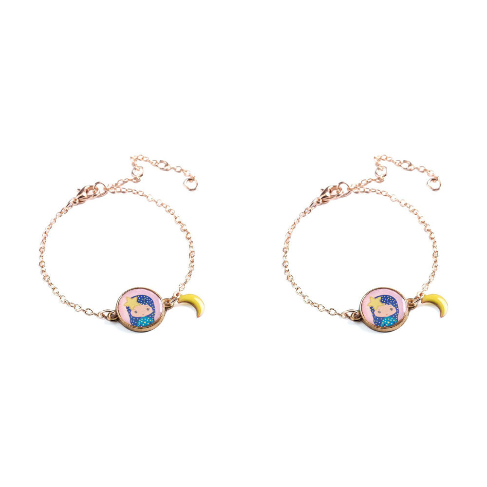 2PK Djeco Luz Tinyly 13cm Bracelet Kids Fashion Jewellery 4y+