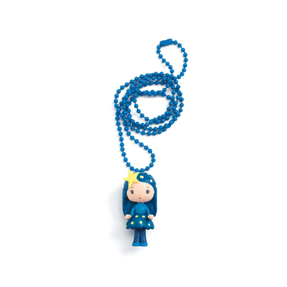 2PK Djeco Luz Tinyly Necklace Kids Plastic 13cm Fashion Jewellery 4y+