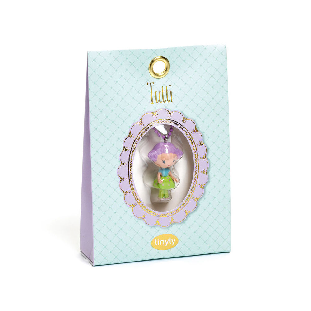 2PK Djeco Tutti Tinyly Necklace Kids Plastic 13cm Fashion Jewellery 4y+