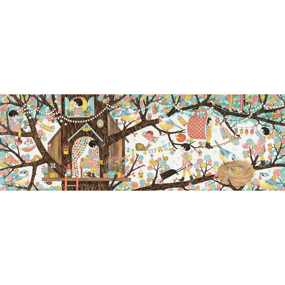200pc Djeco Tree House Gallery Jigsaw Puzzle w/ Poster 5y+