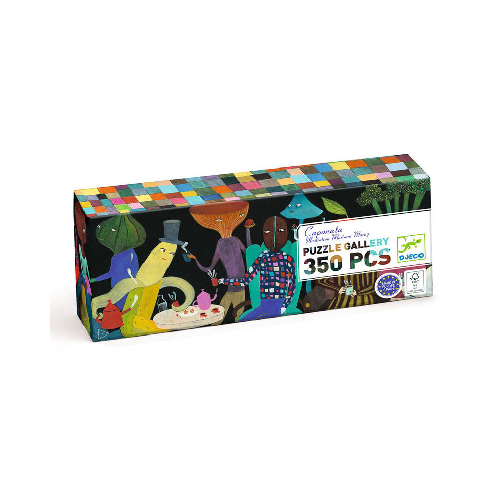 350pc Djeco Caponato Gallery Puzzle w/ Poster Game 97x33cm 7y+
