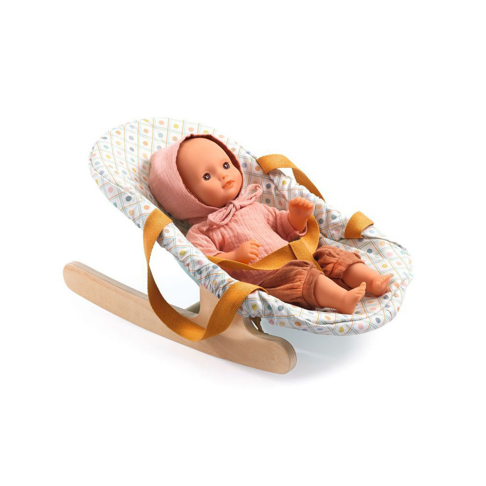 Djeco 36cm Doll's Transat Rocker Pretend Play Accessory 2y+