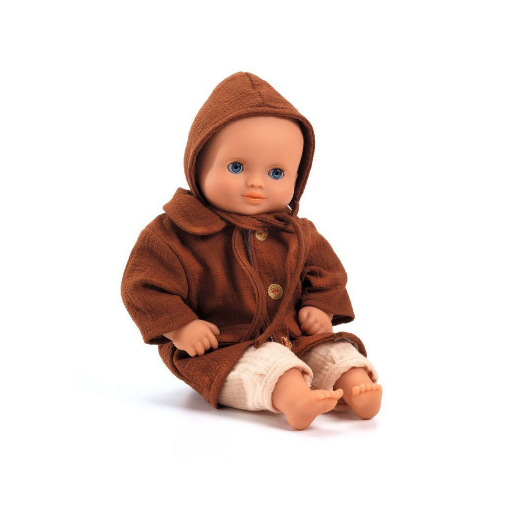 2pc Djeco Baby Doll's Autumn Outfit Kids/Toddler Toy 18m+