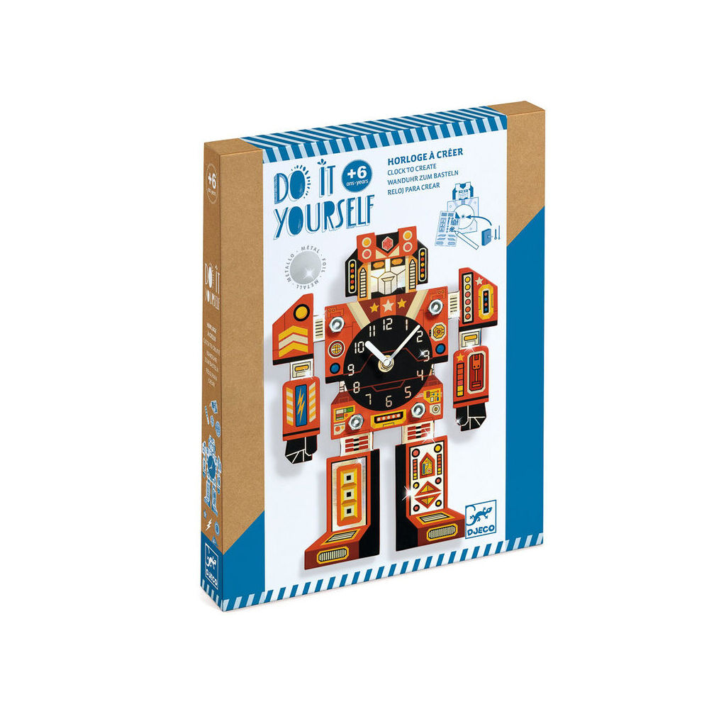 Djeco Do It Yourself Robotime Cloc Kids DIY Creative Kitk 6y+