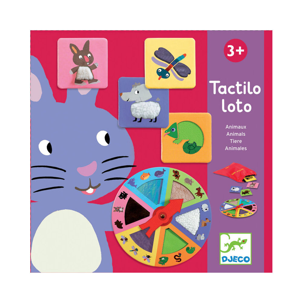 Djeco Tactilo Loto Game Kids/Children Educational Play 3y+