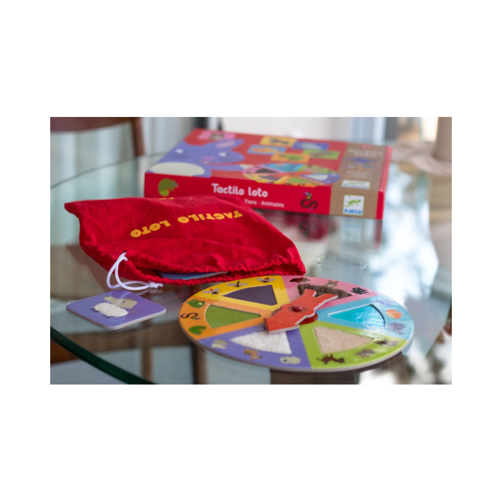 Djeco Tactilo Loto Game Kids/Children Educational Play 3y+